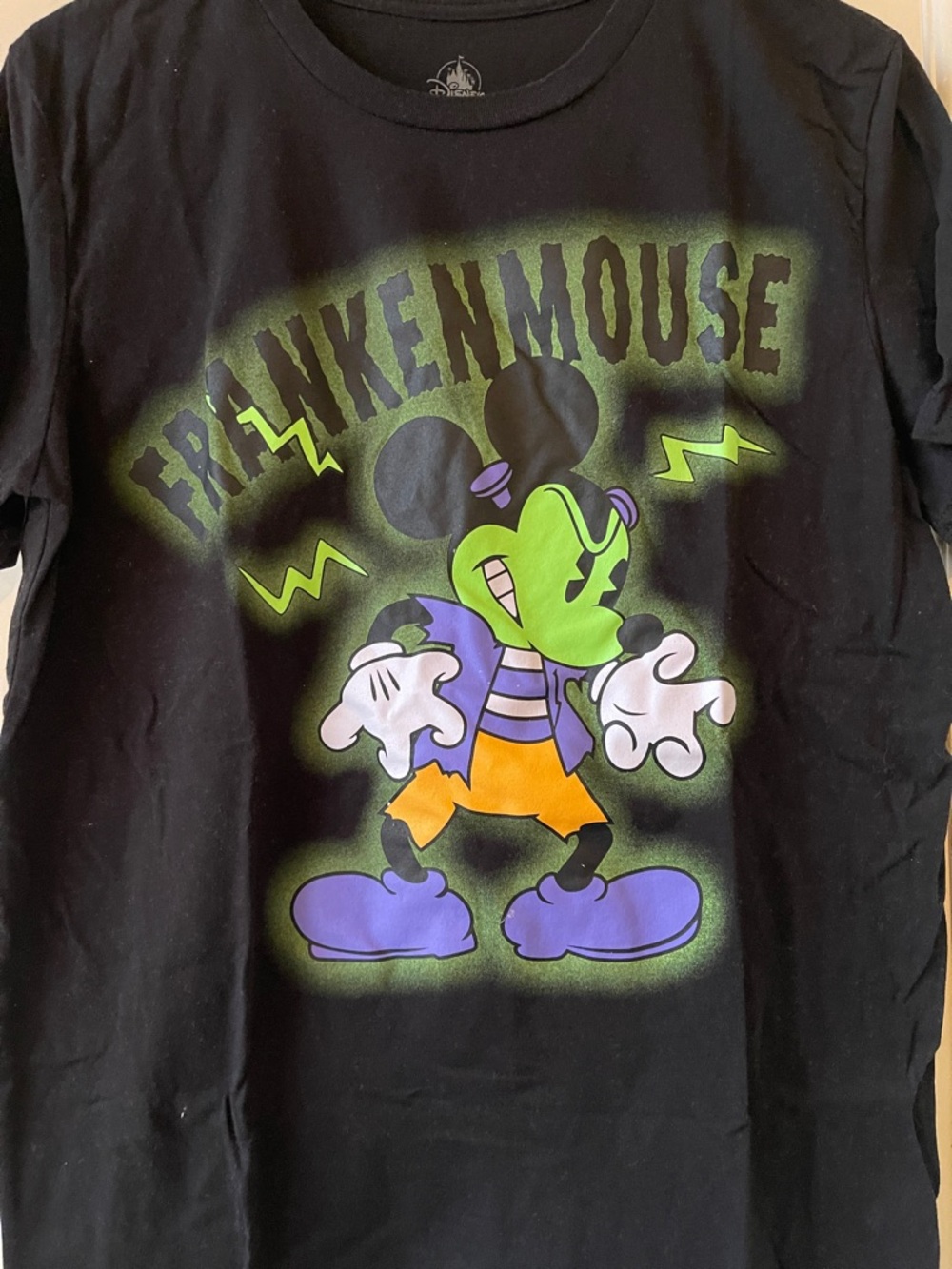 Disney Halloween Mickey Mouse Frankenmouse Graphic Tee